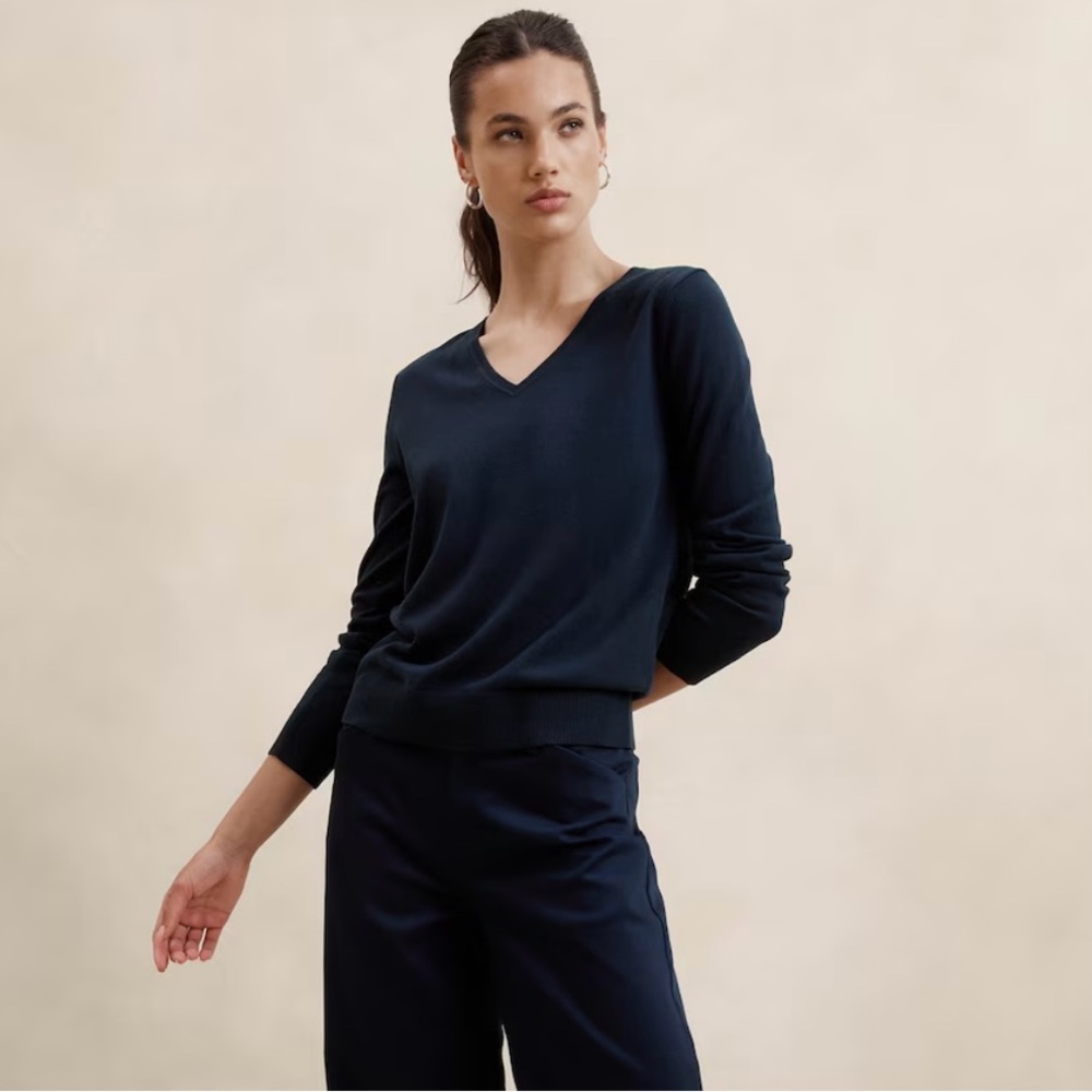 Banana Republic Factory V-neck forever sweater